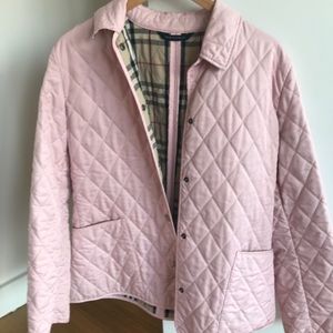 Pink Burberry jacket
